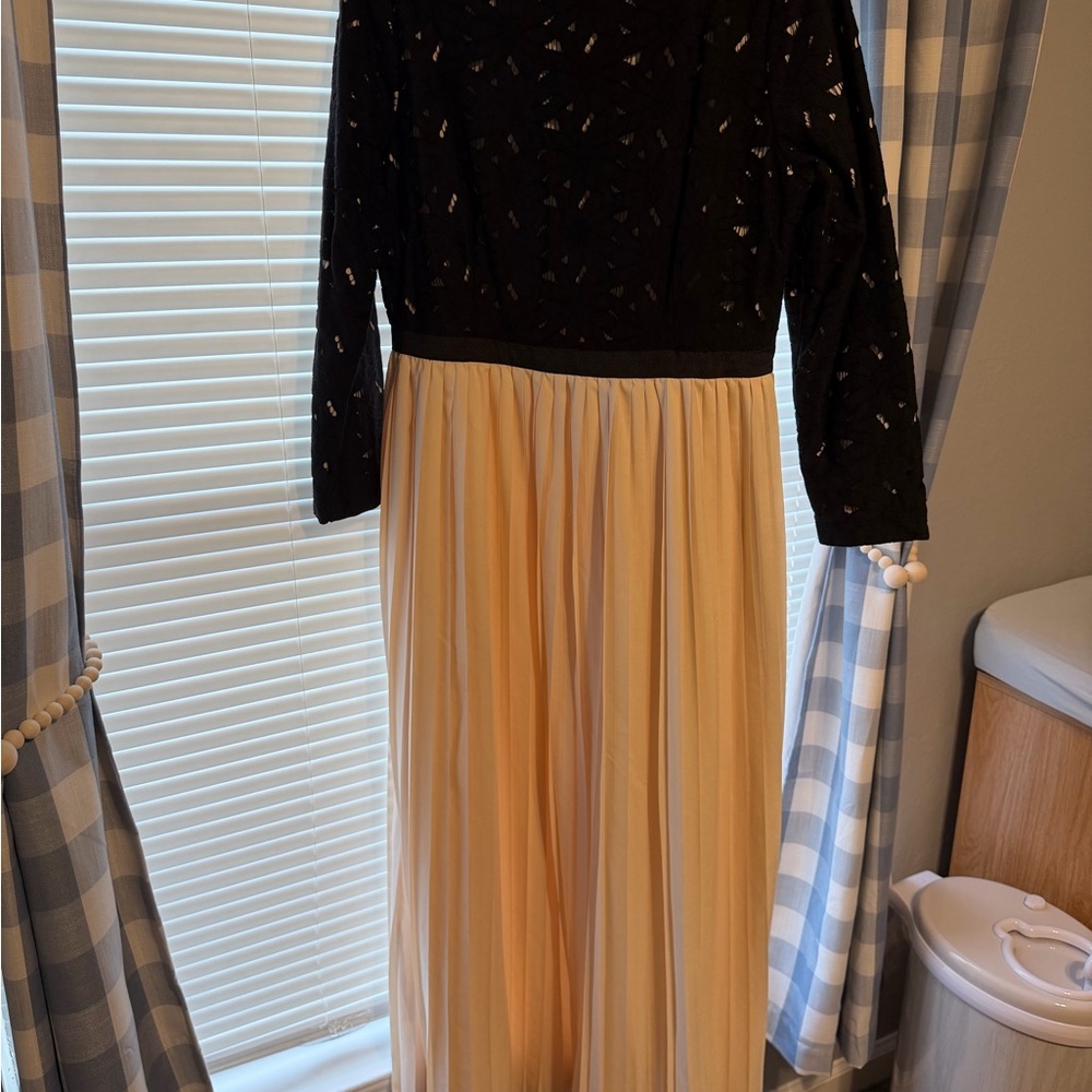 Dainty Jewells Black and Cream Maxi Dress